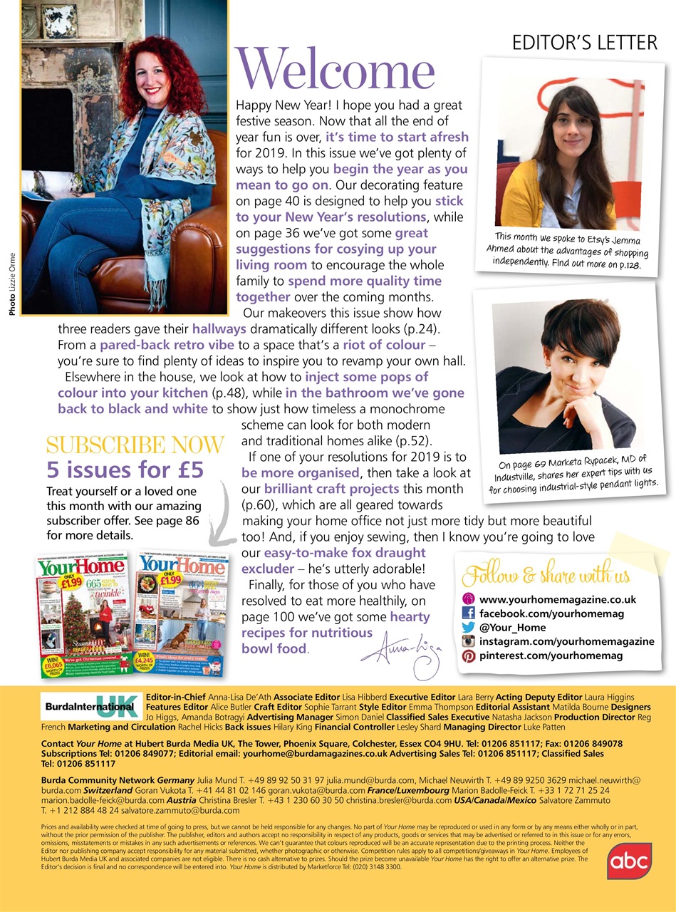Your Home Magazine Preview Pages