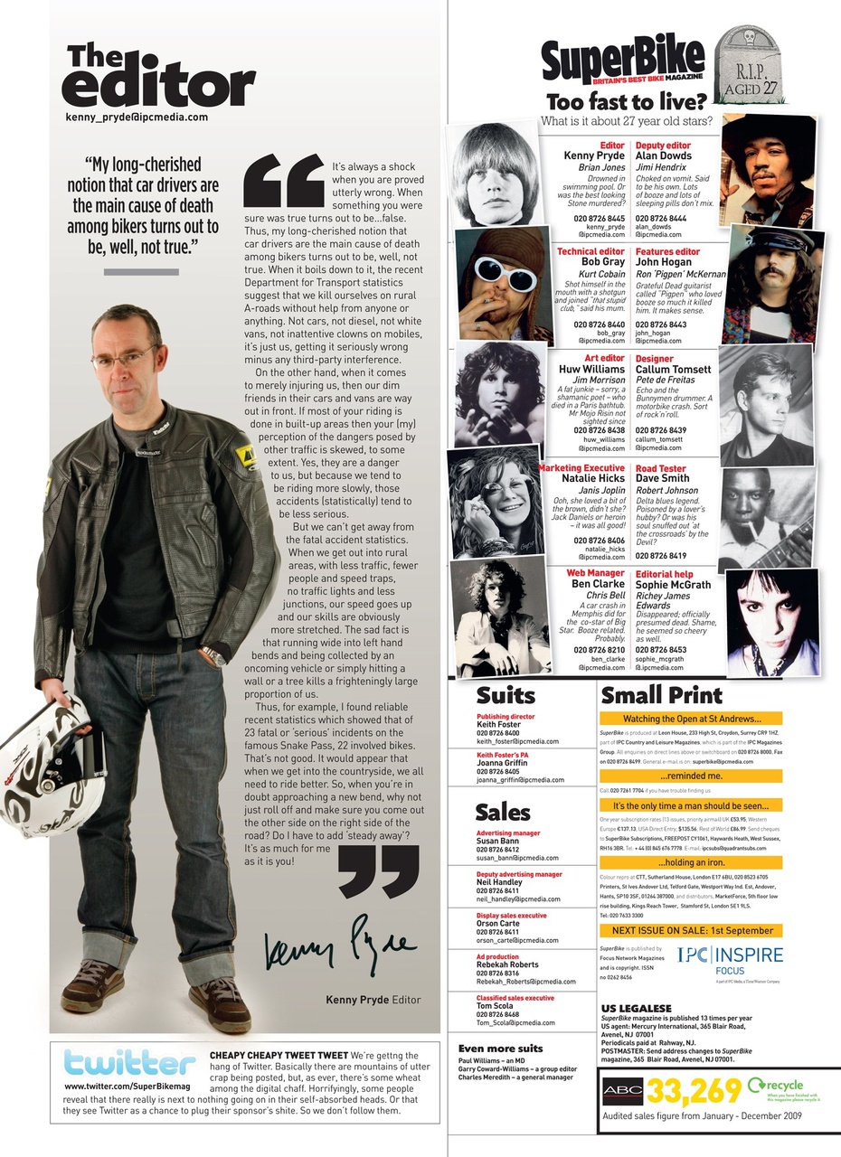 Superbike Magazine Preview Pages