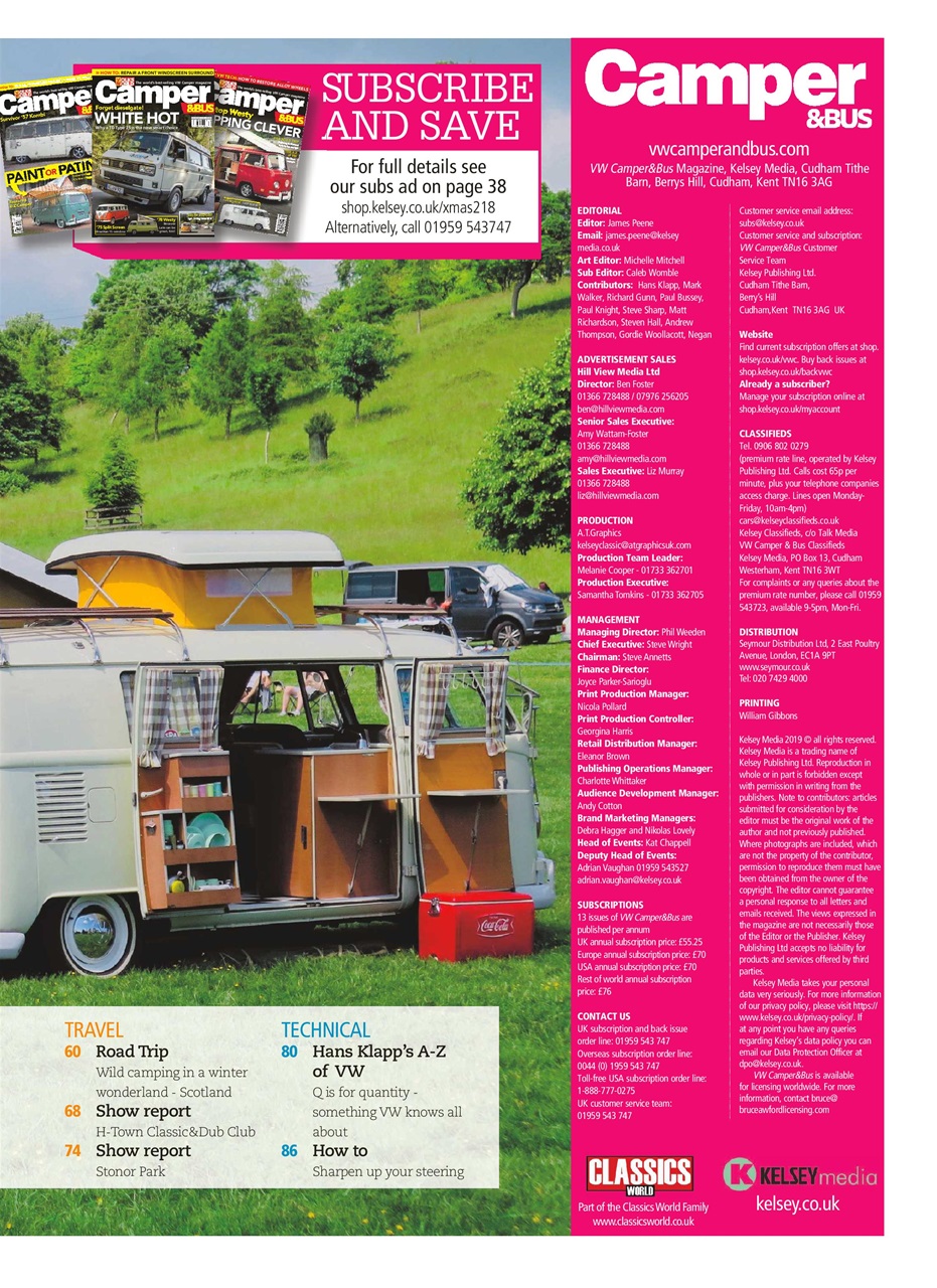 VW Camper Preview Pages