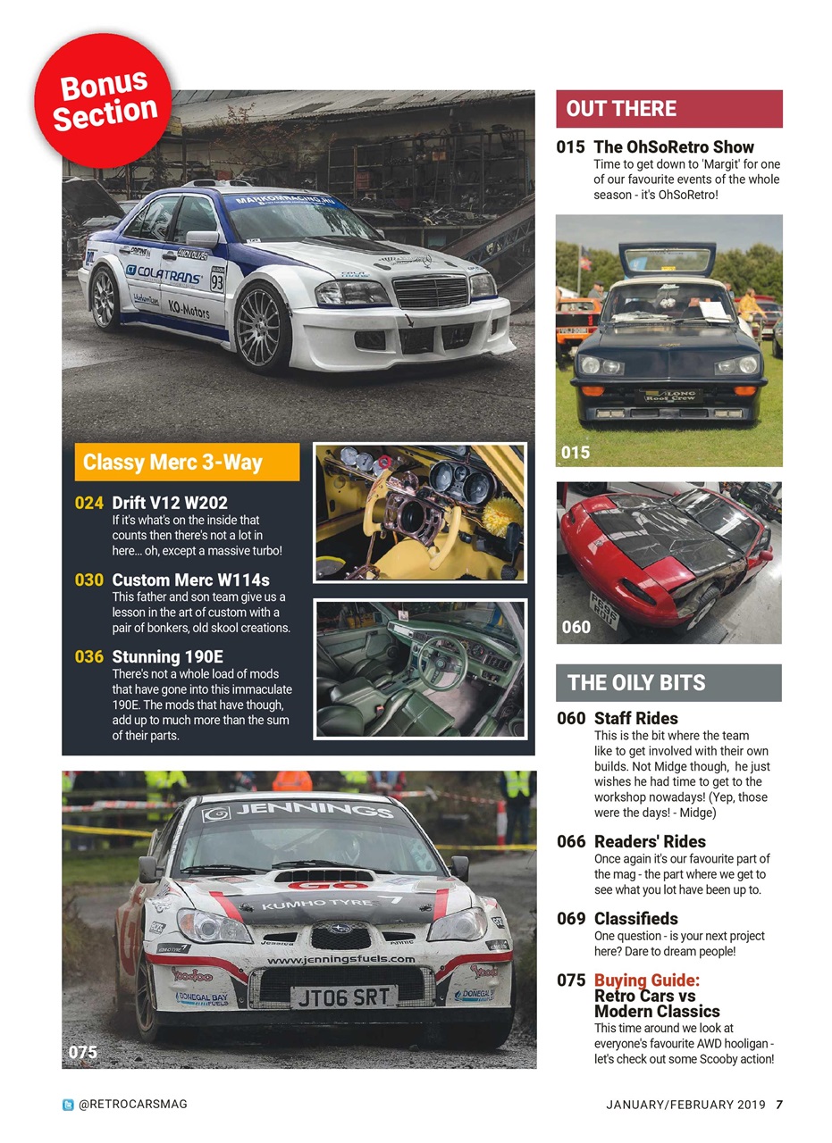 Retro Cars Preview Pages