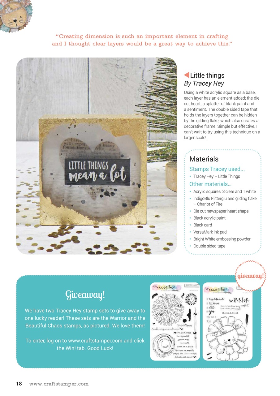 Craft Stamper Preview Pages