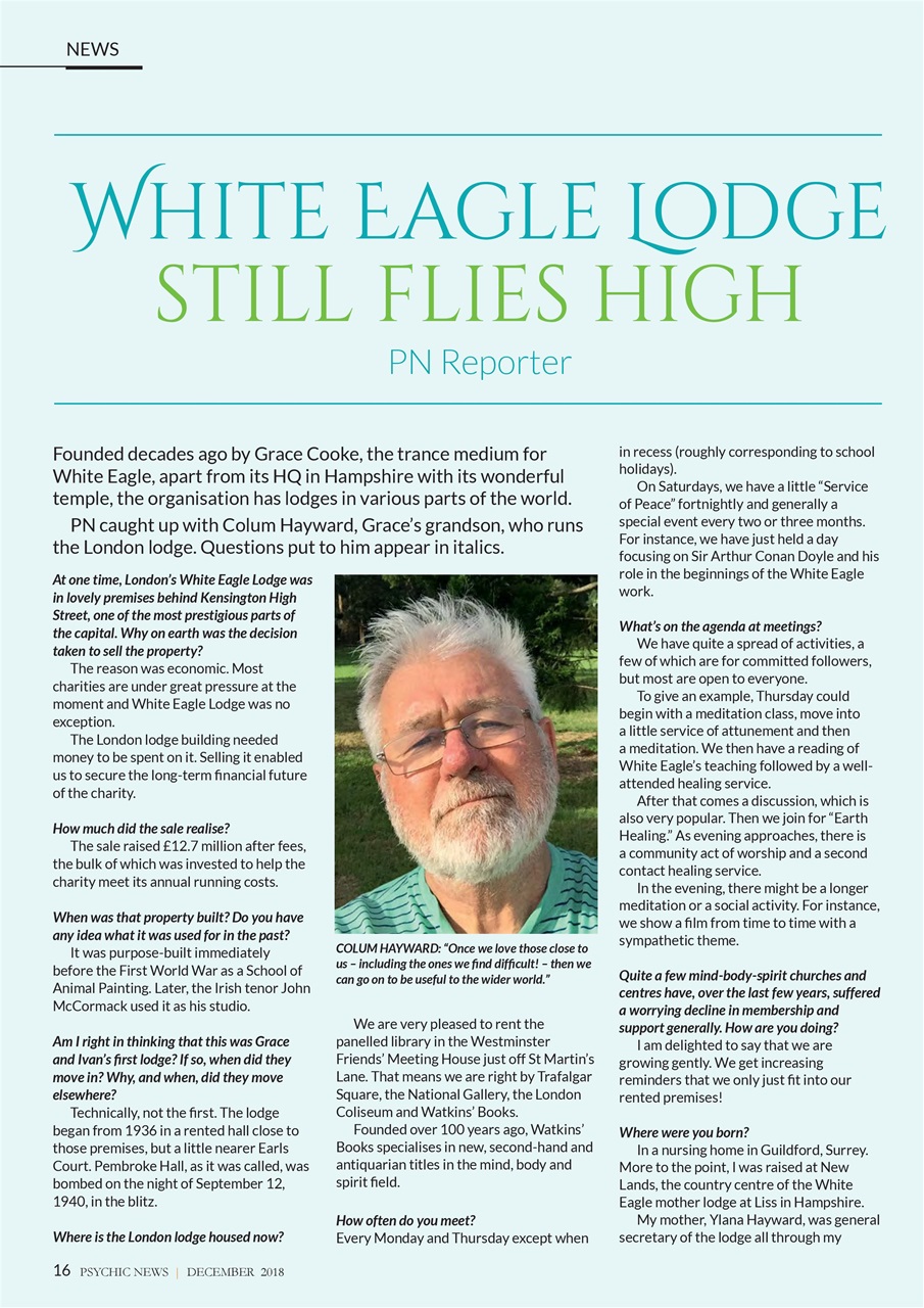Psychic News Preview Pages