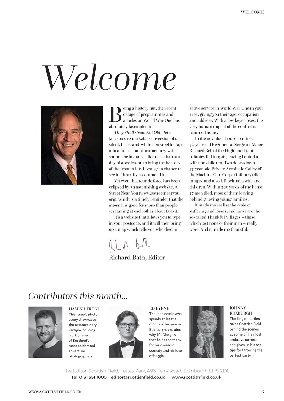 Scottish Field Preview Pages