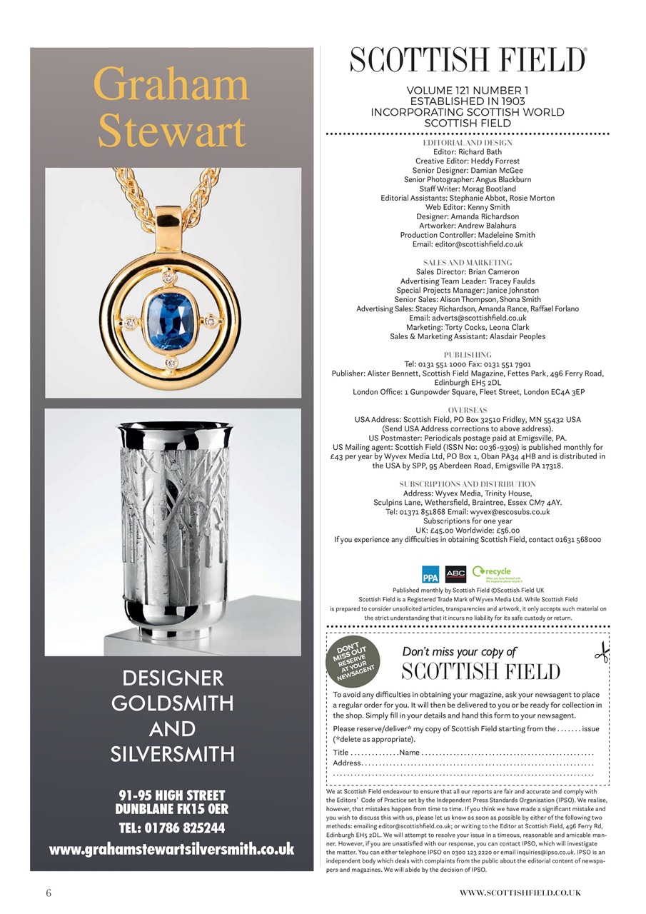 Scottish Field Preview Pages