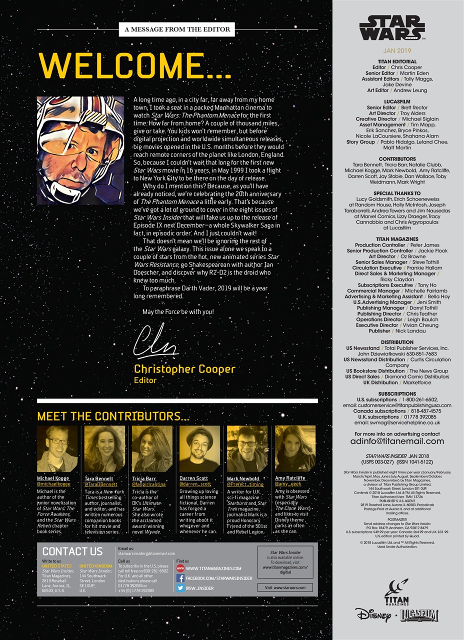 Star Wars Insider Preview Pages