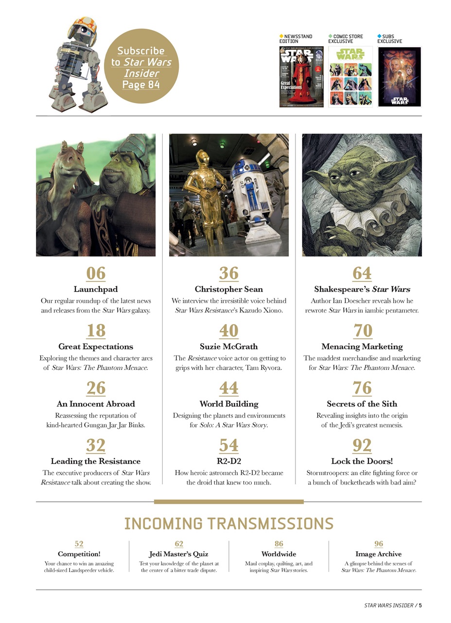 Star Wars Insider Preview Pages