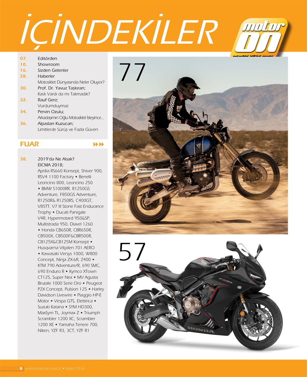 Motoron Preview Pages