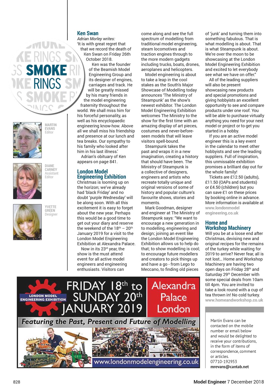 Model Engineer Preview Pages