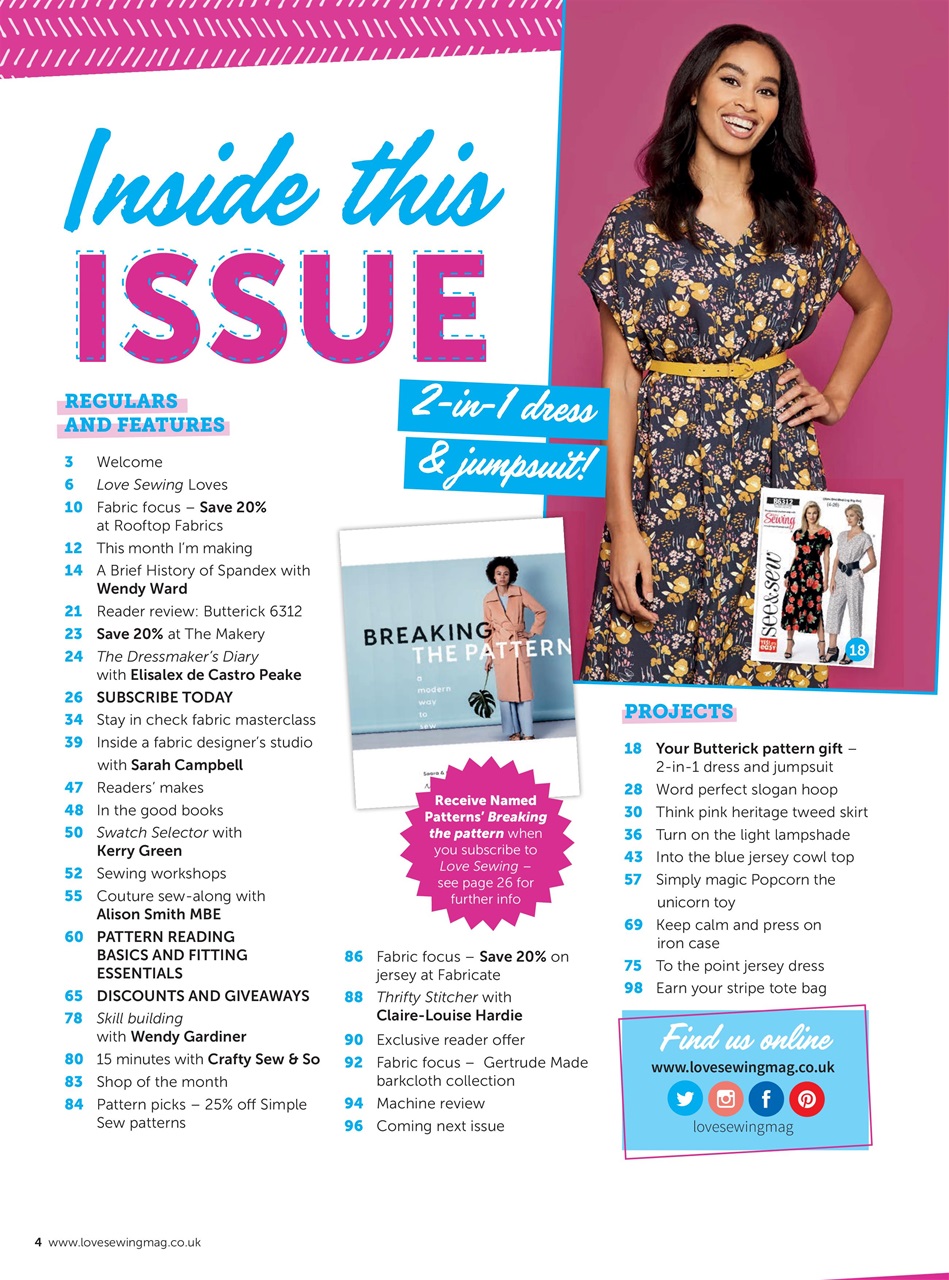 Love Sewing Preview Pages