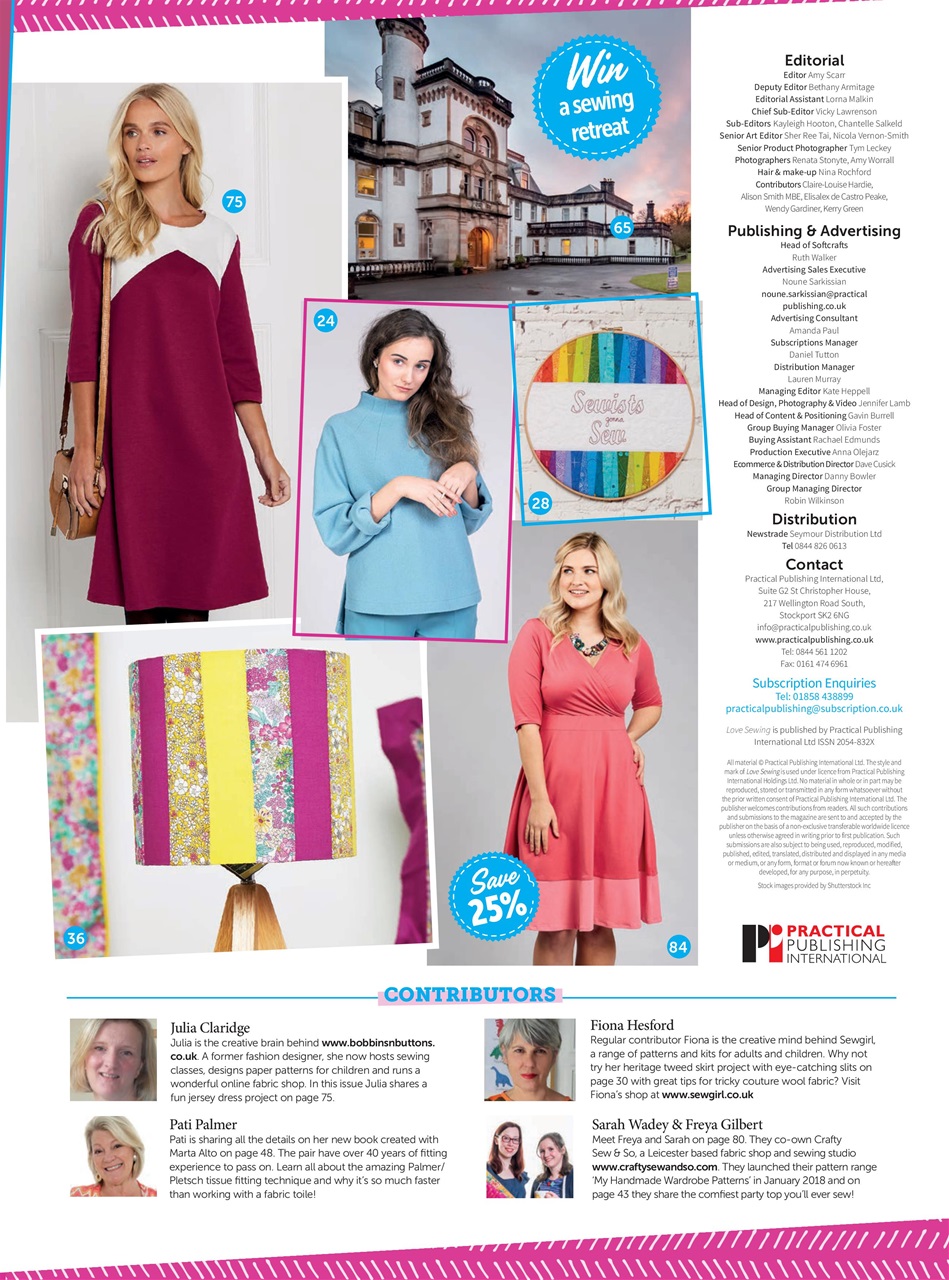 Love Sewing Preview Pages