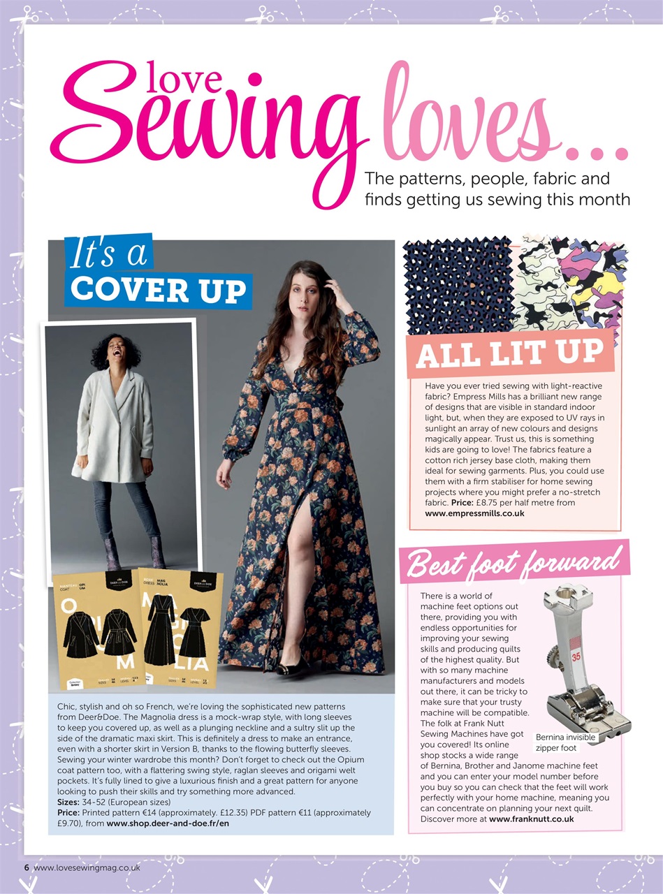 Love Sewing Preview Pages