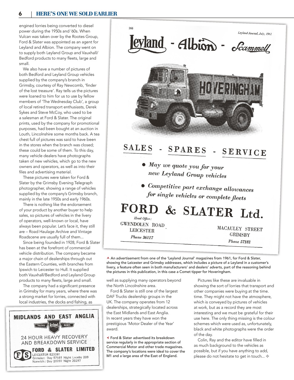 Vintage Roadscene Archive Preview Pages