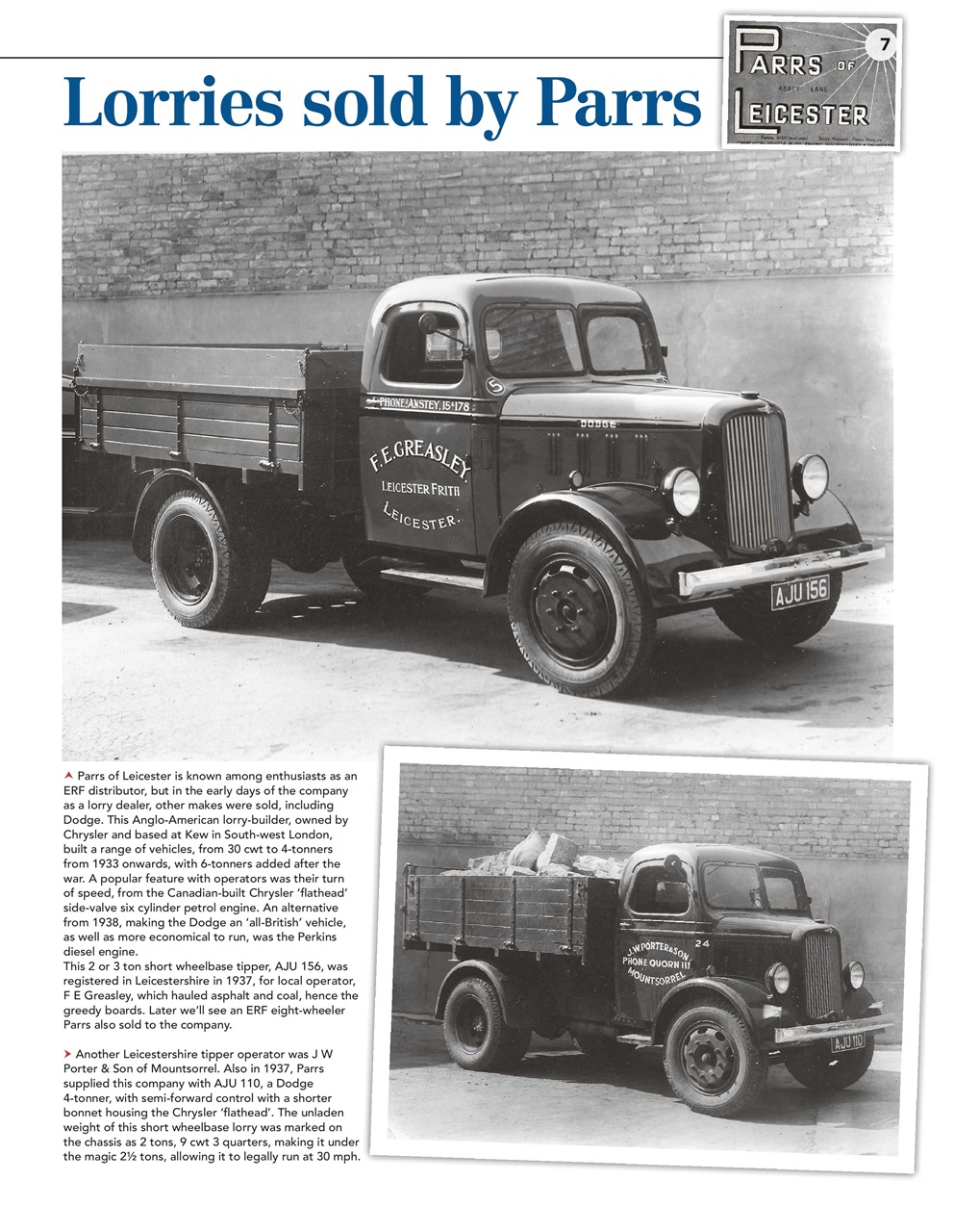 Vintage Roadscene Archive Preview Pages