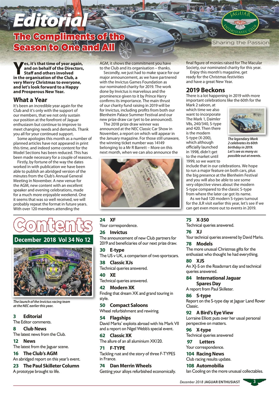 Jaguar Enthusiast Preview Pages