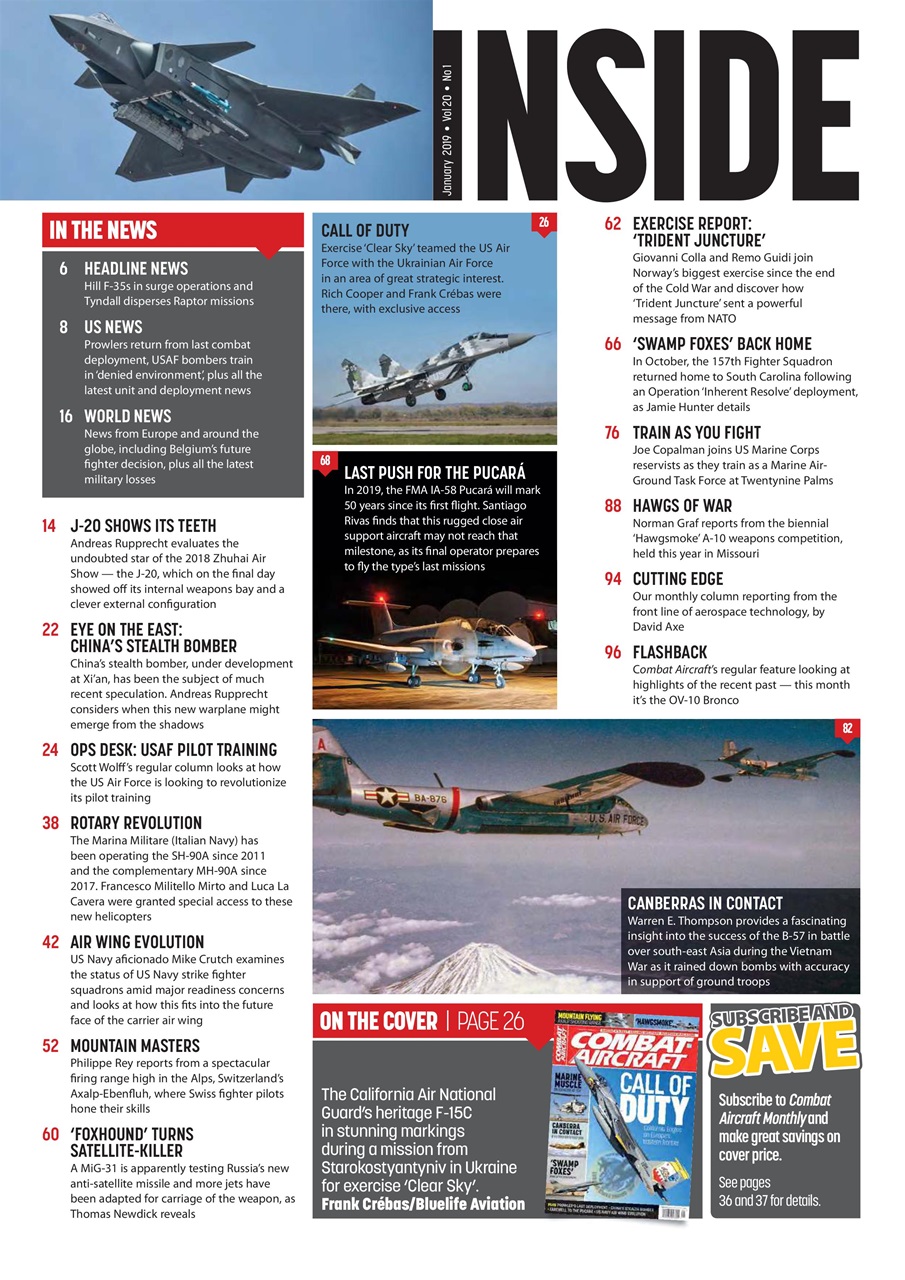 Combat Aircraft Journal Preview Pages