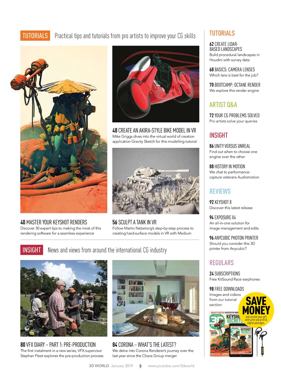 3D World Preview Pages