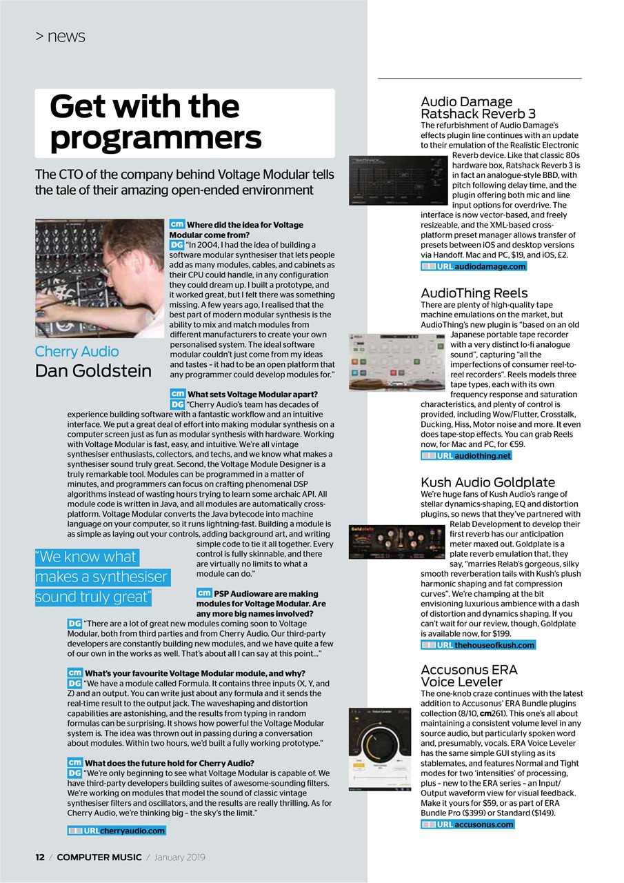 Computer Music Preview Pages