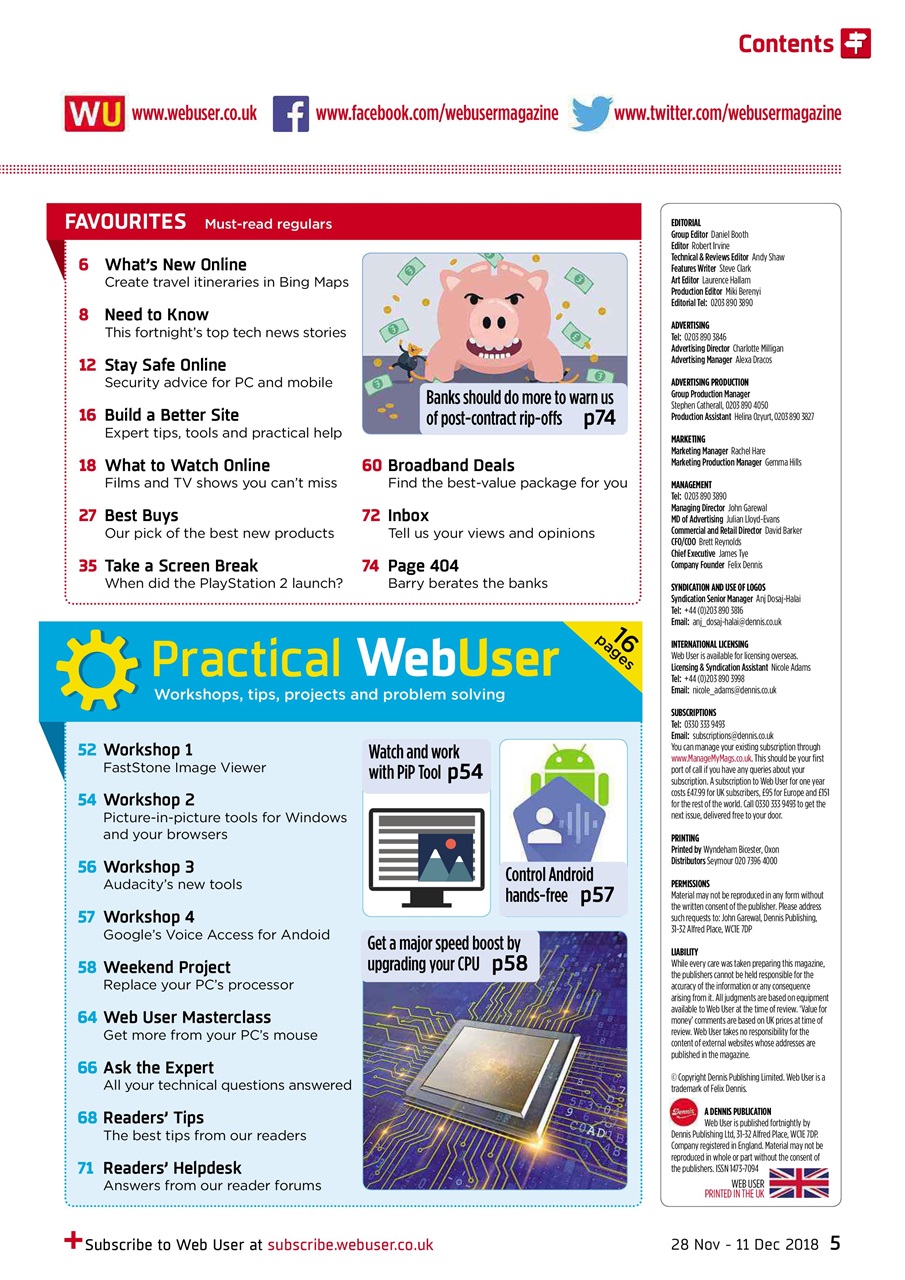 Webuser Preview Pages