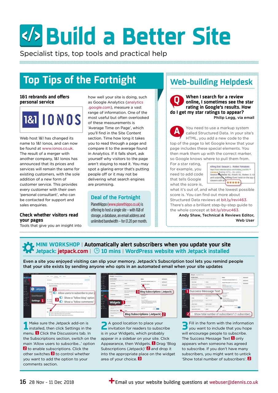Webuser Preview Pages