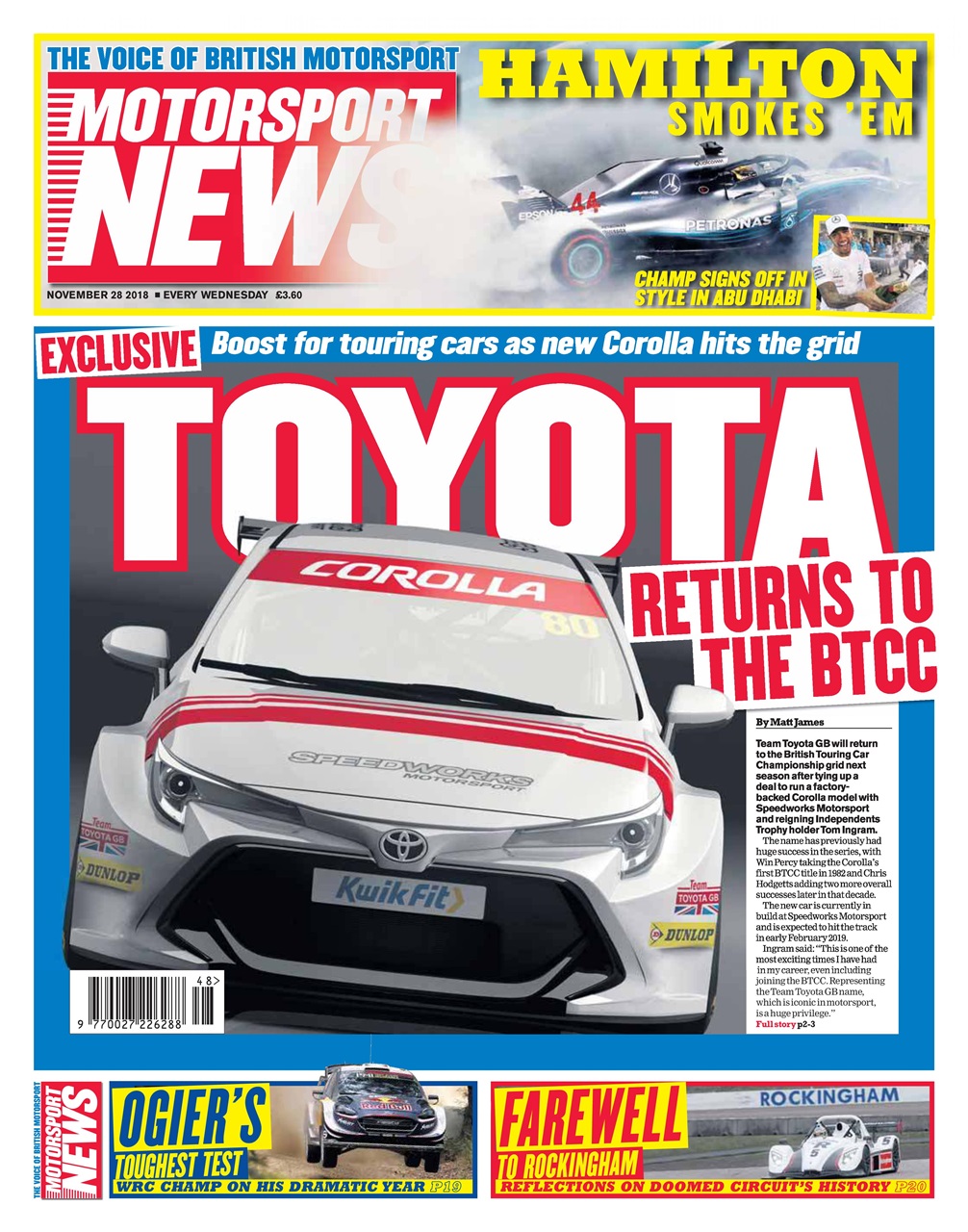 Motorsport News Preview Pages