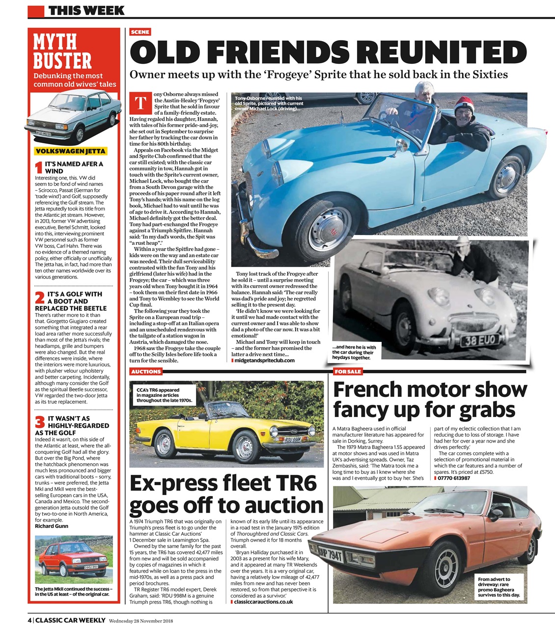 Classic Car Weekly Preview Pages