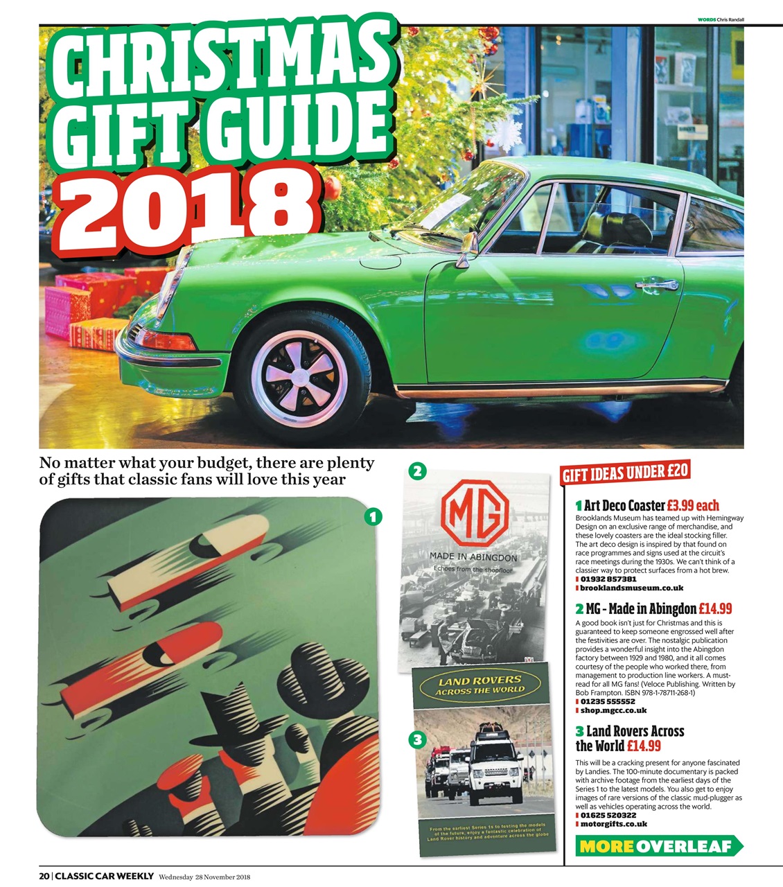 Classic Car Weekly Preview Pages