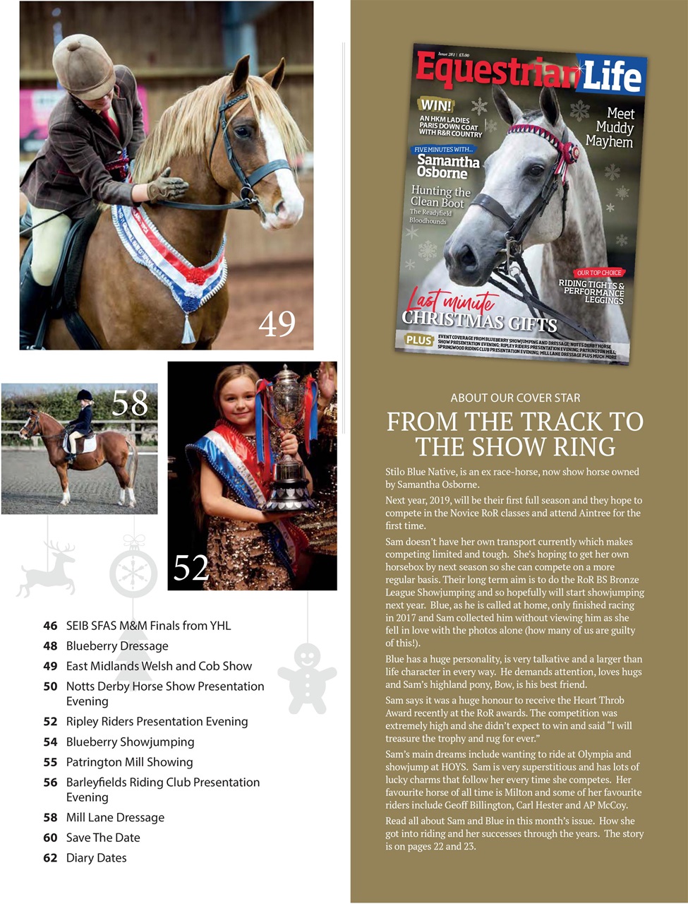 Equestrian Life Magazine Preview Pages