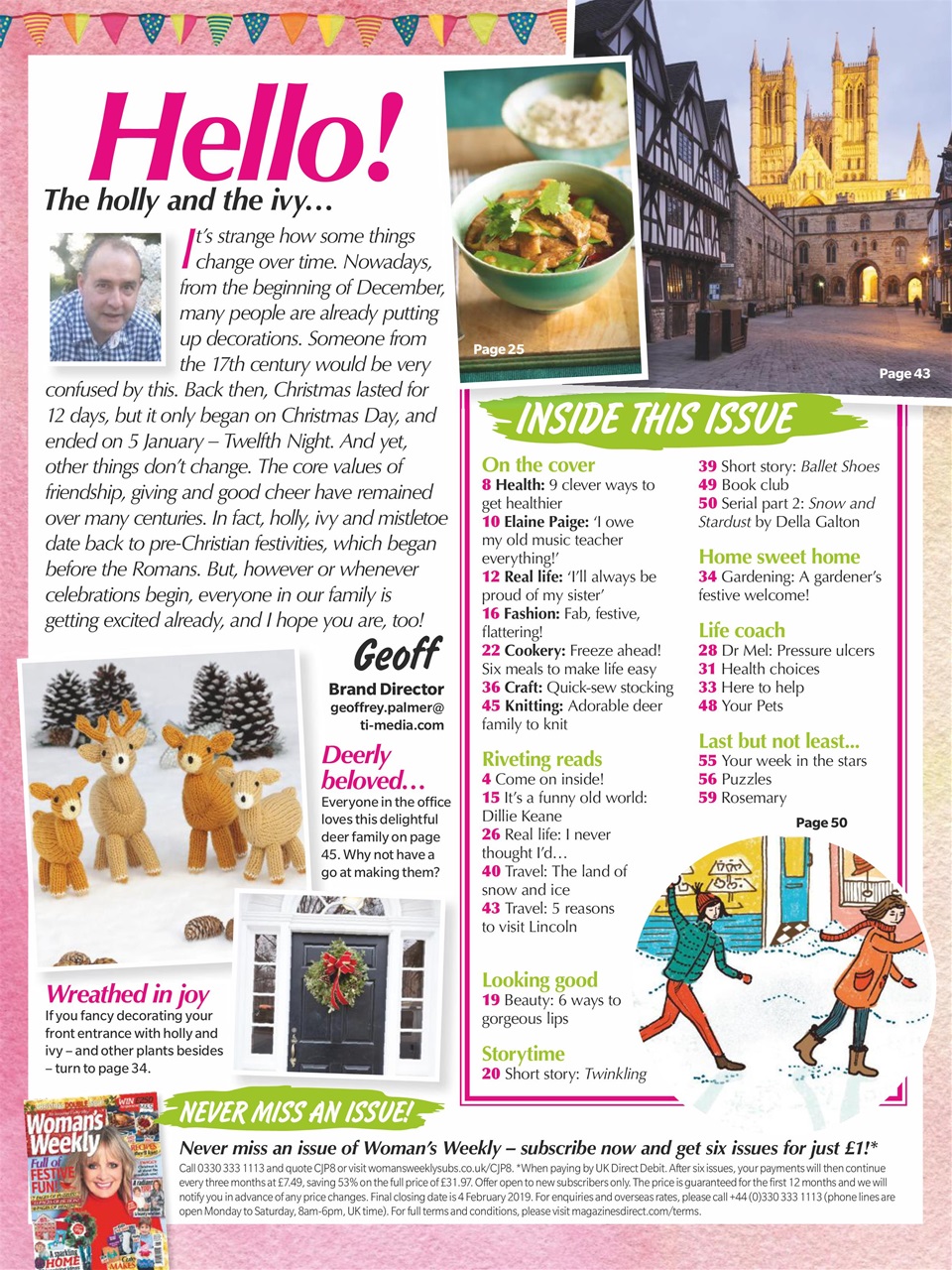 Woman's Weekly Preview Pages