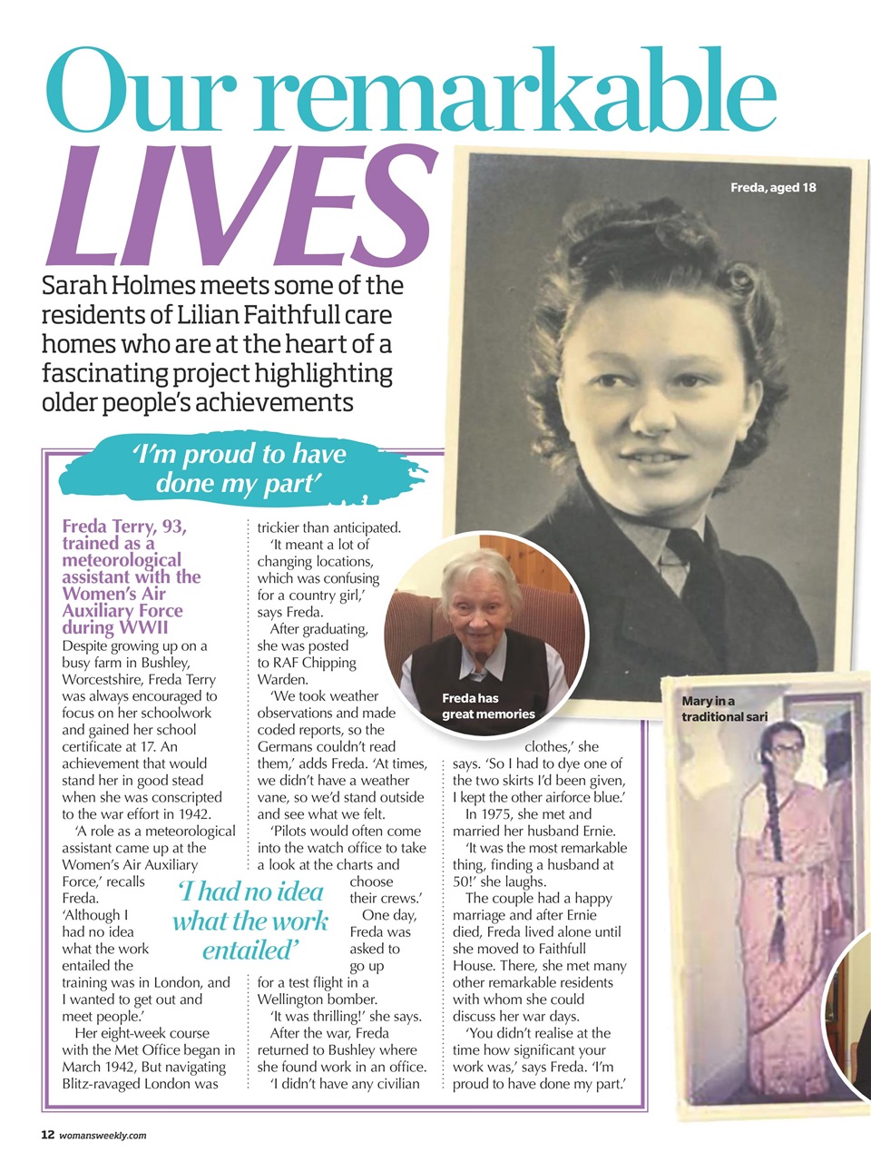 Woman's Weekly Preview Pages