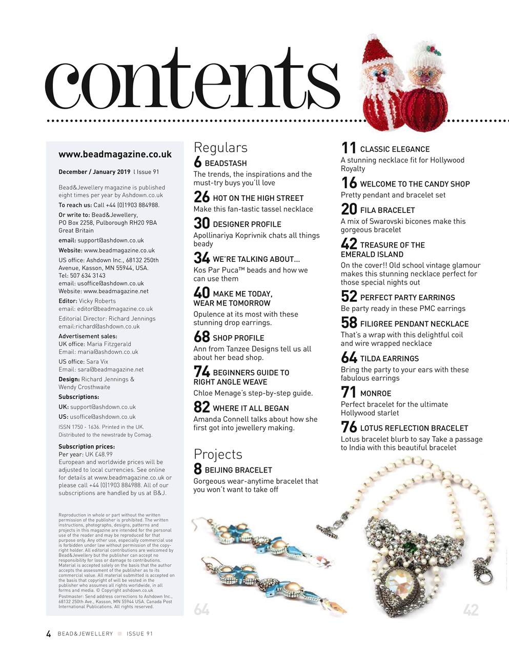 Bead & Jewellery Magazine Preview Pages