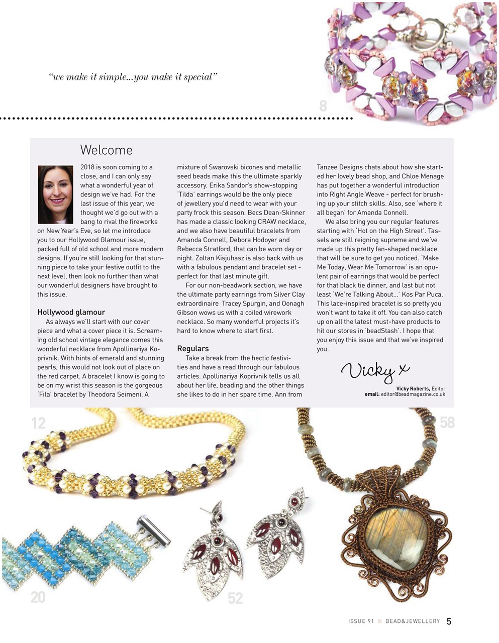 Bead & Jewellery Magazine Preview Pages