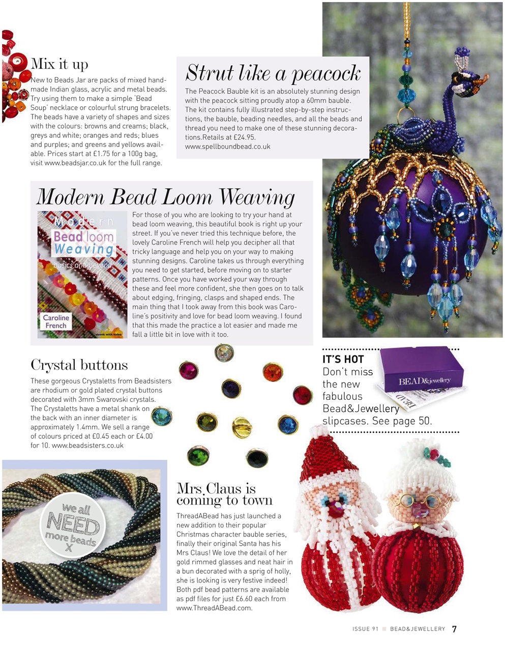 Bead & Jewellery Magazine Preview Pages