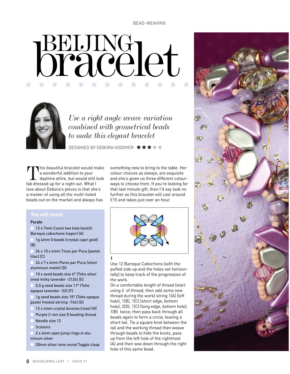 Bead & Jewellery Magazine Preview Pages