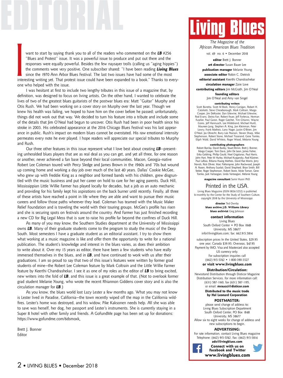 Living Blues Preview Pages