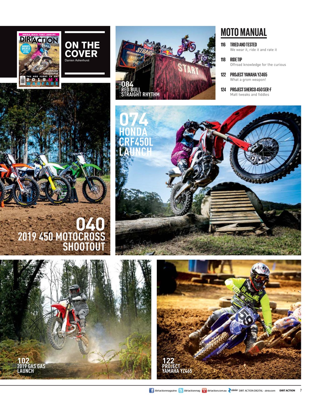 Dirt Action Preview Pages