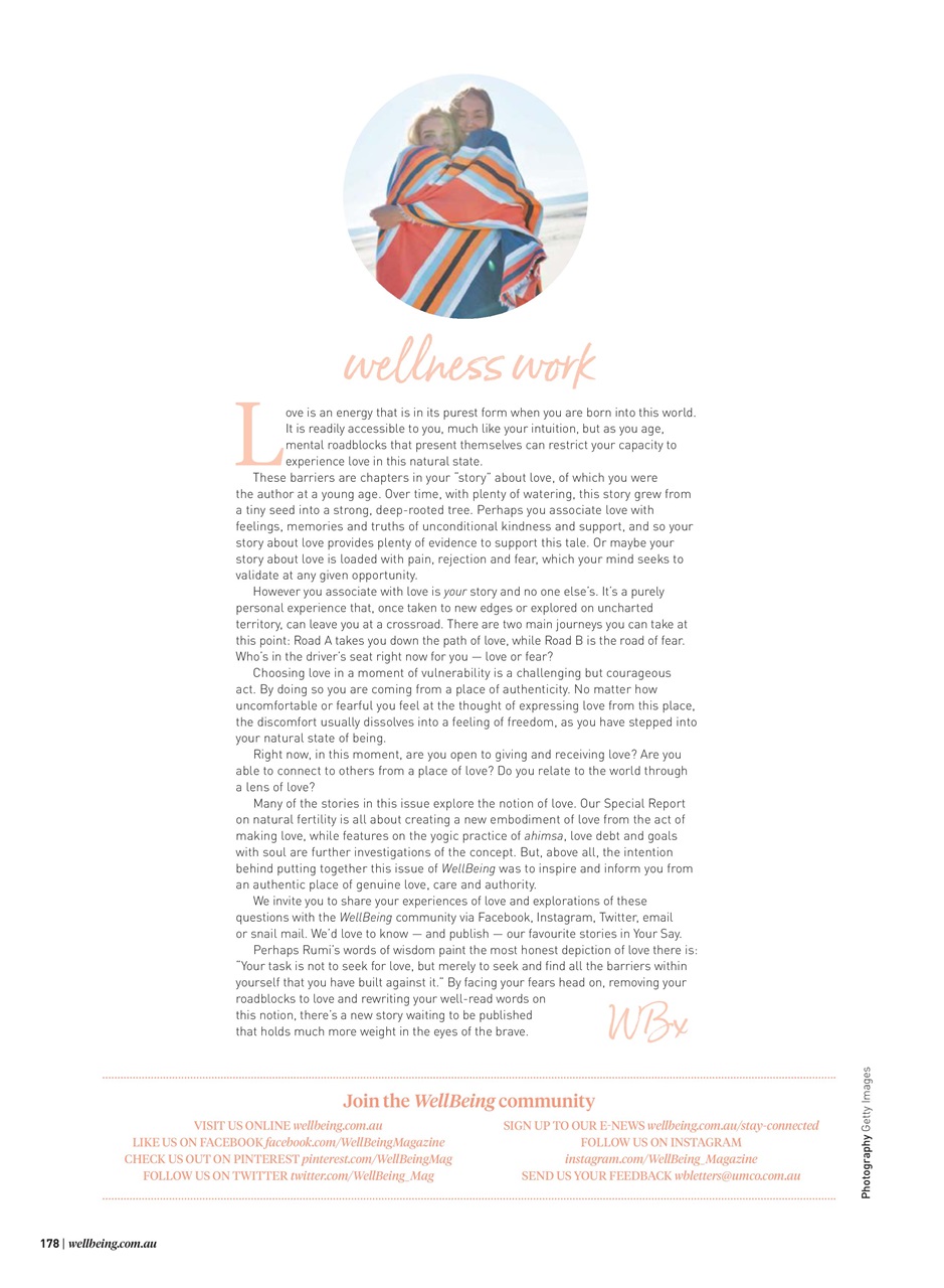 WellBeing Preview Pages