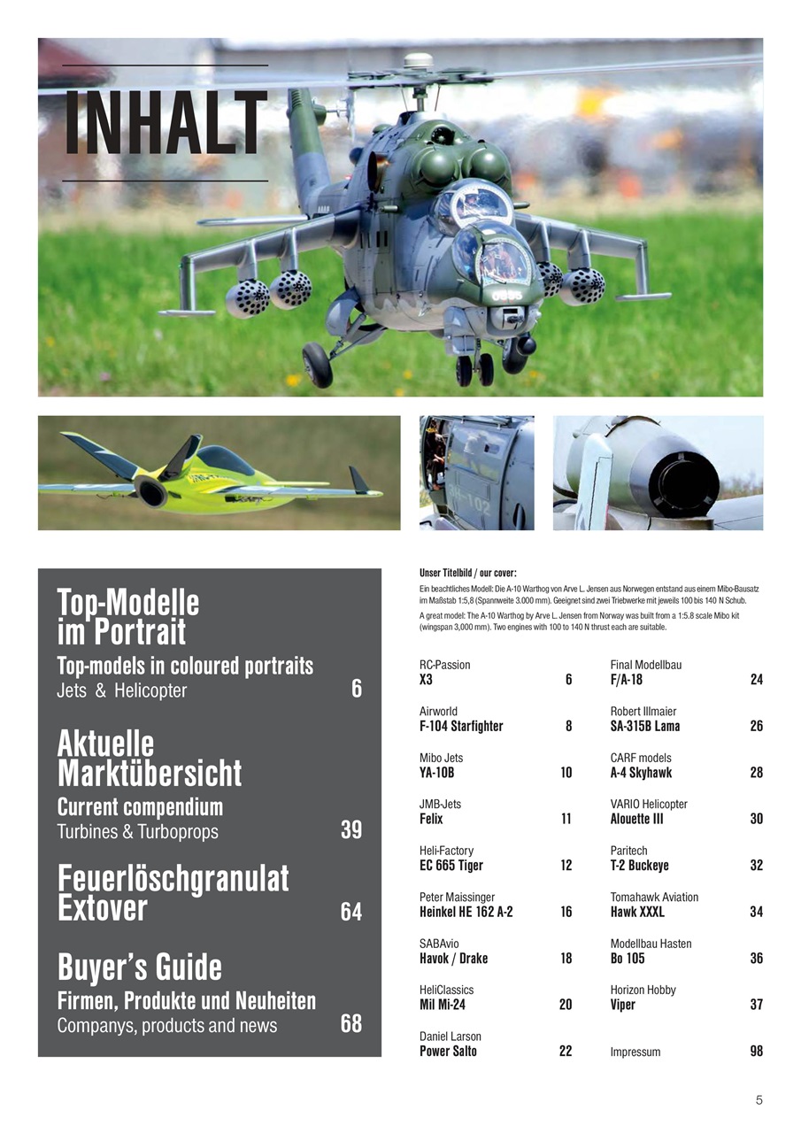 RC Turbine - Jets & Helicopter Preview Pages