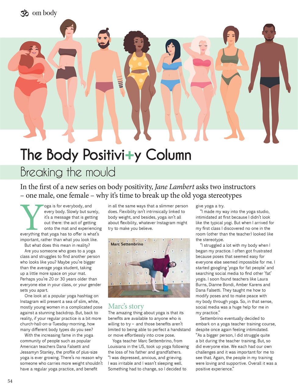 OM Yoga Magazine Preview Pages