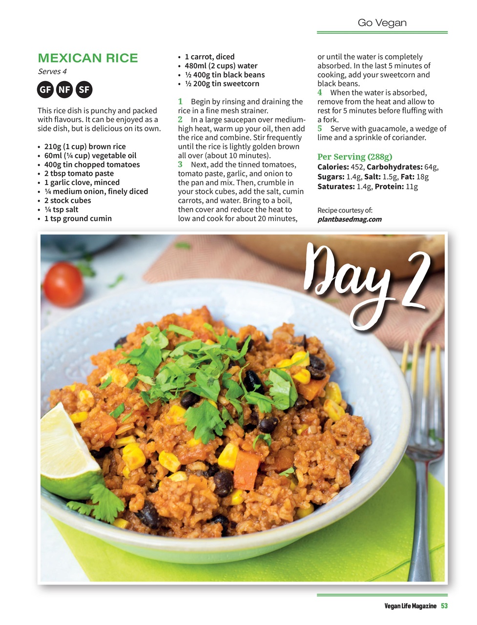 Vegan Life Preview Pages
