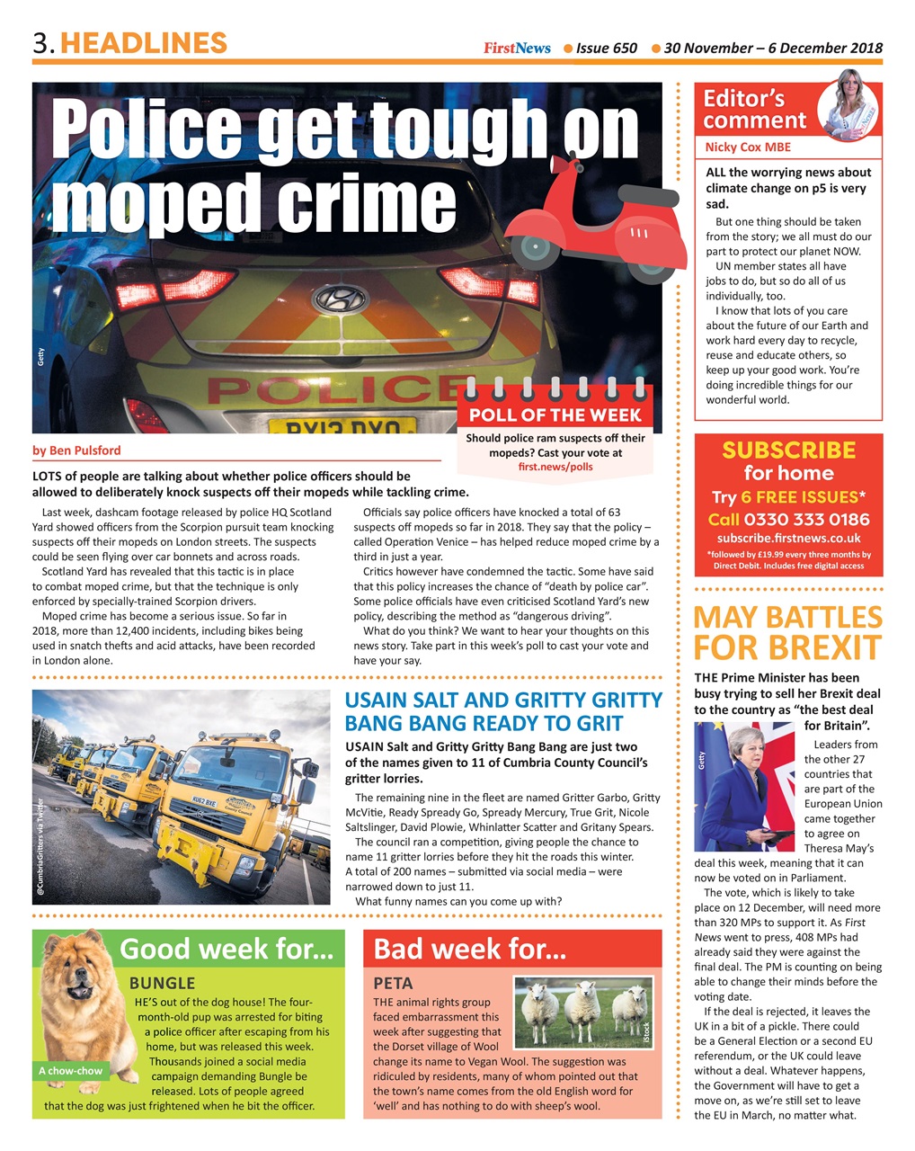 First News Preview Pages