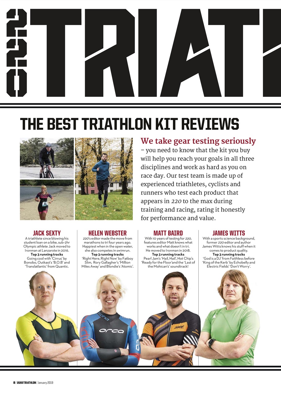 220 Triathlon Magazine Preview Pages
