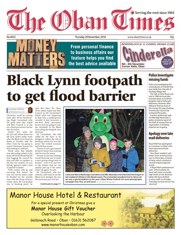 The Oban Times & Lochaber Times issue 29 November 2018