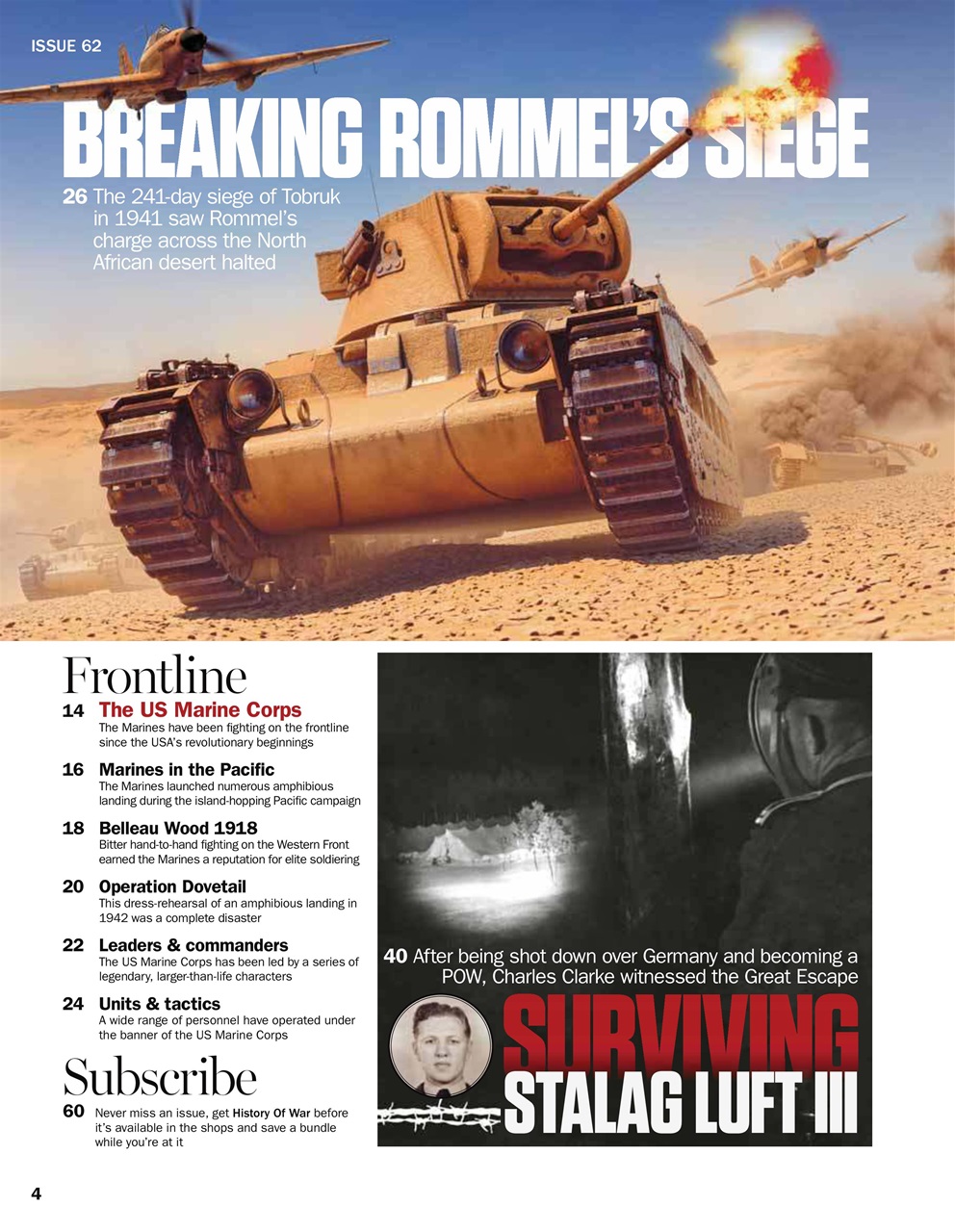 History of War Preview Pages