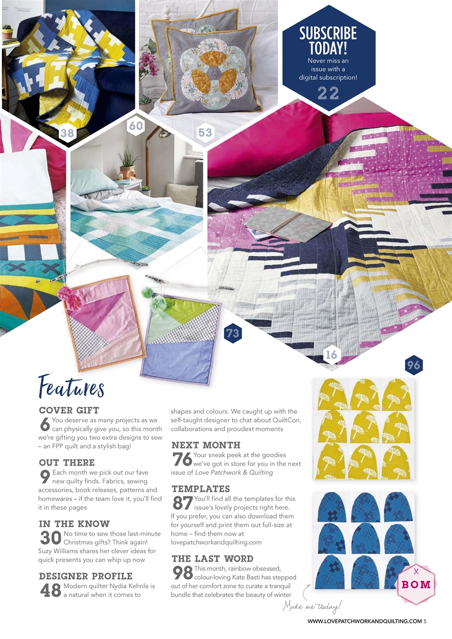 Love Patchwork & Quilting Preview Pages