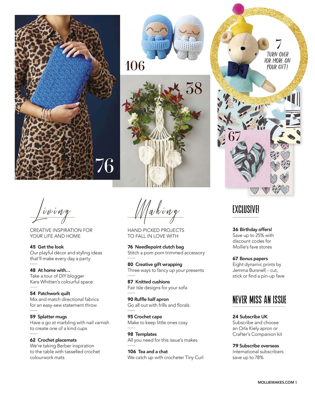 Mollie magazine Preview Pages