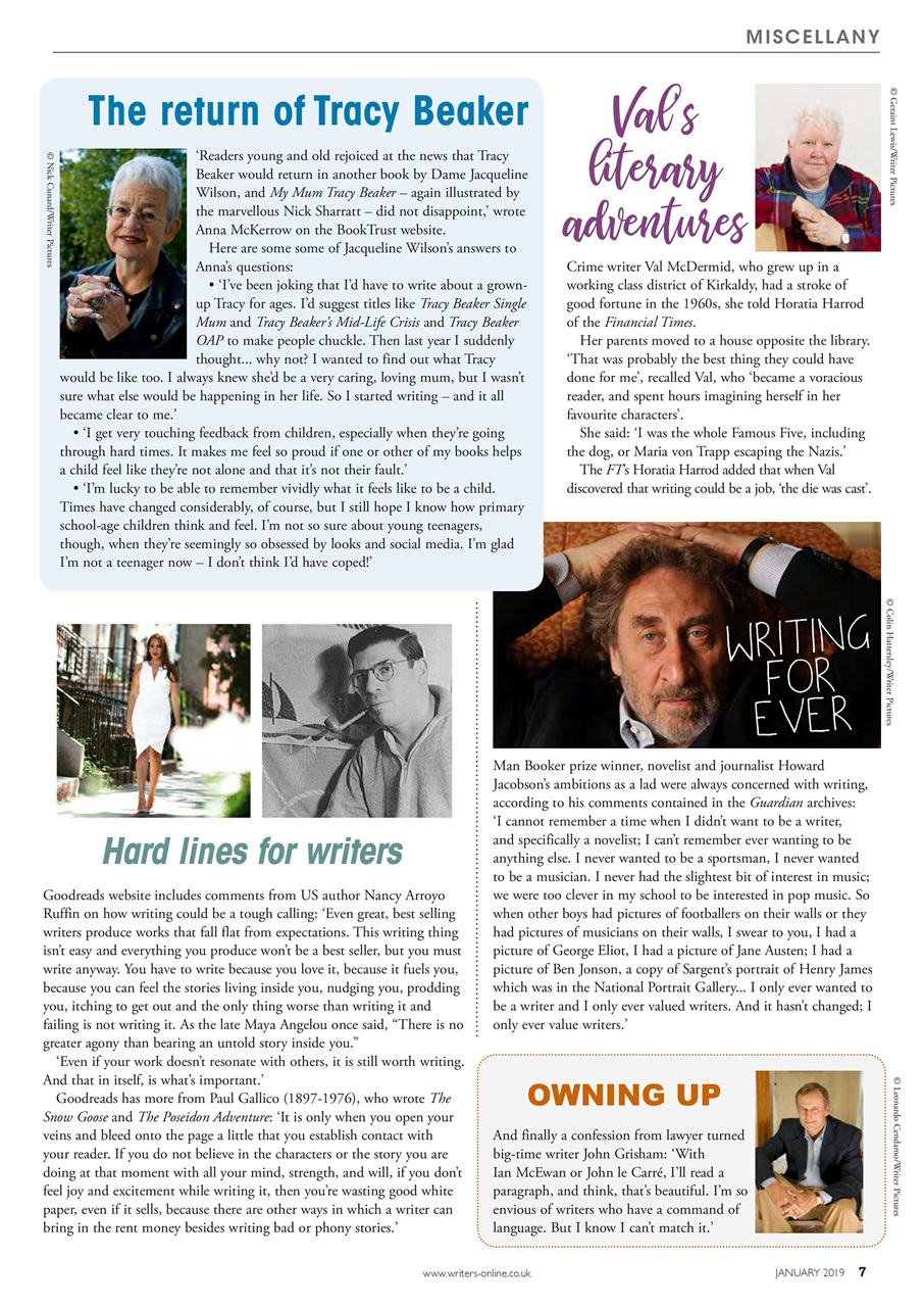 Writing Magazine Preview Pages