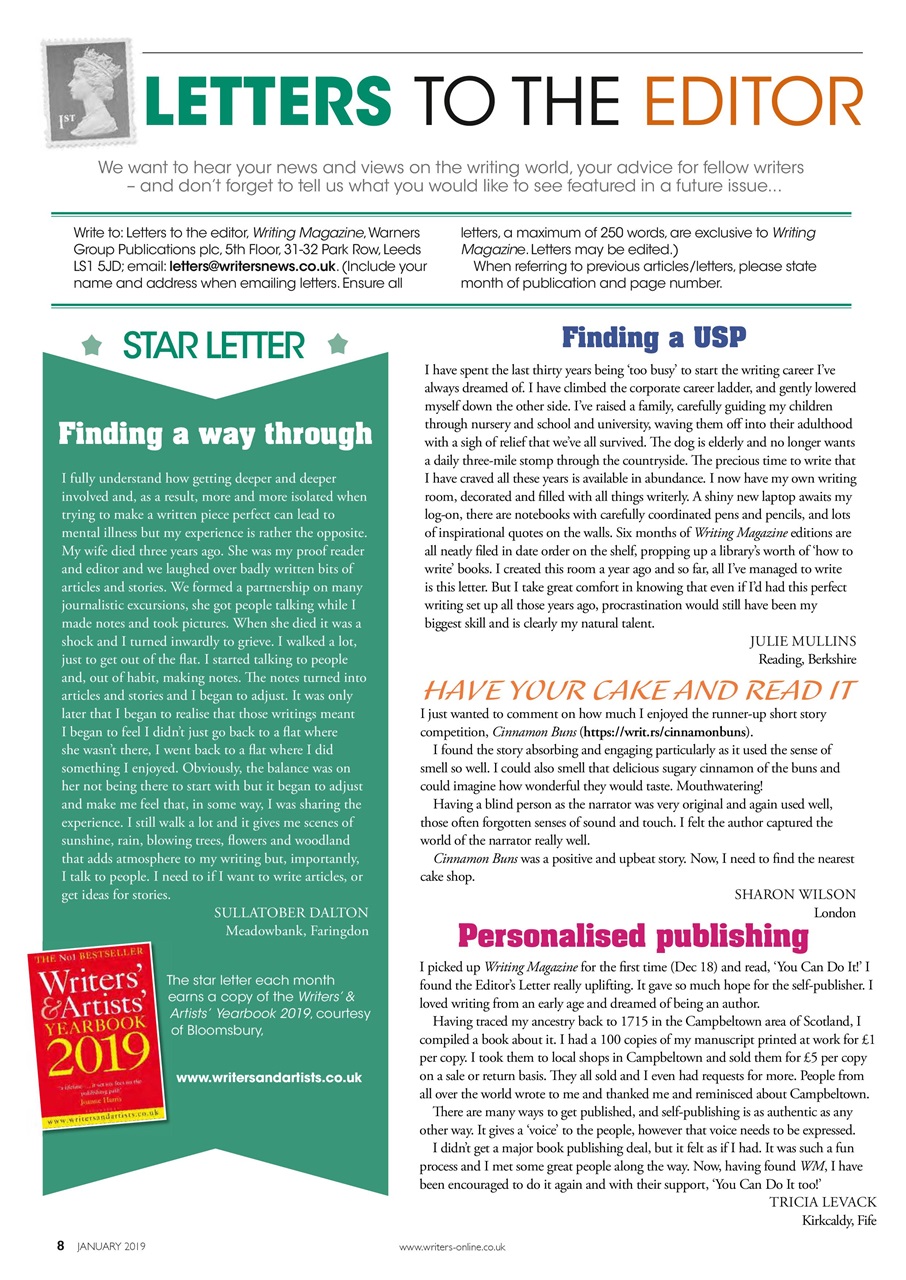 Writing Magazine Preview Pages