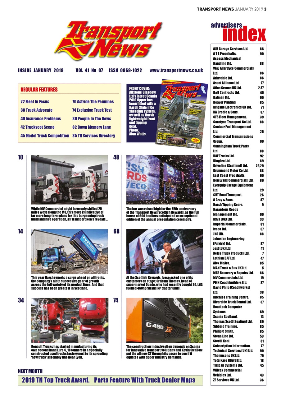 Transport News Preview Pages