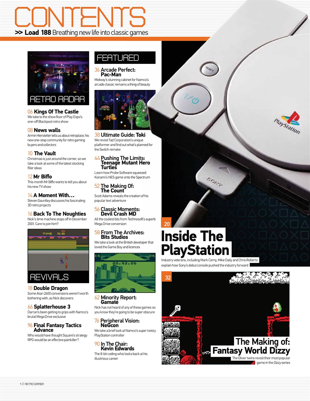 Retro Gamer Preview Pages