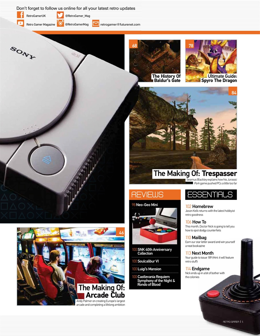 Retro Gamer Preview Pages